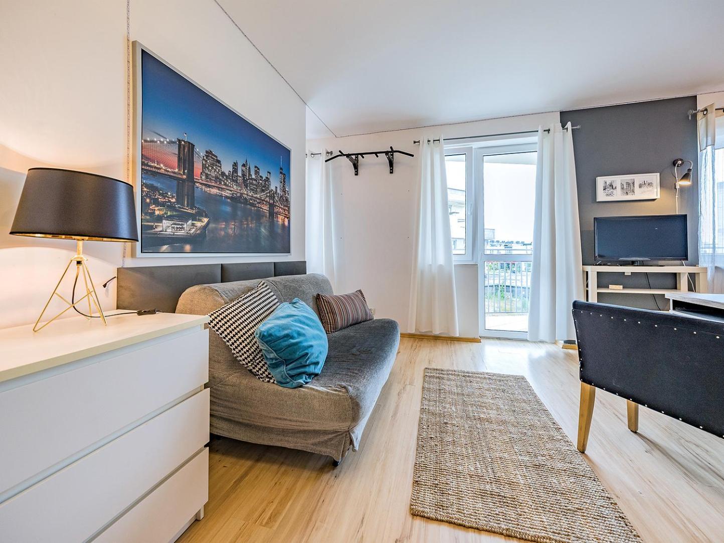 Apartament Z Balkonem I Bezplatnym Parkingiem 그단스크 외부 사진