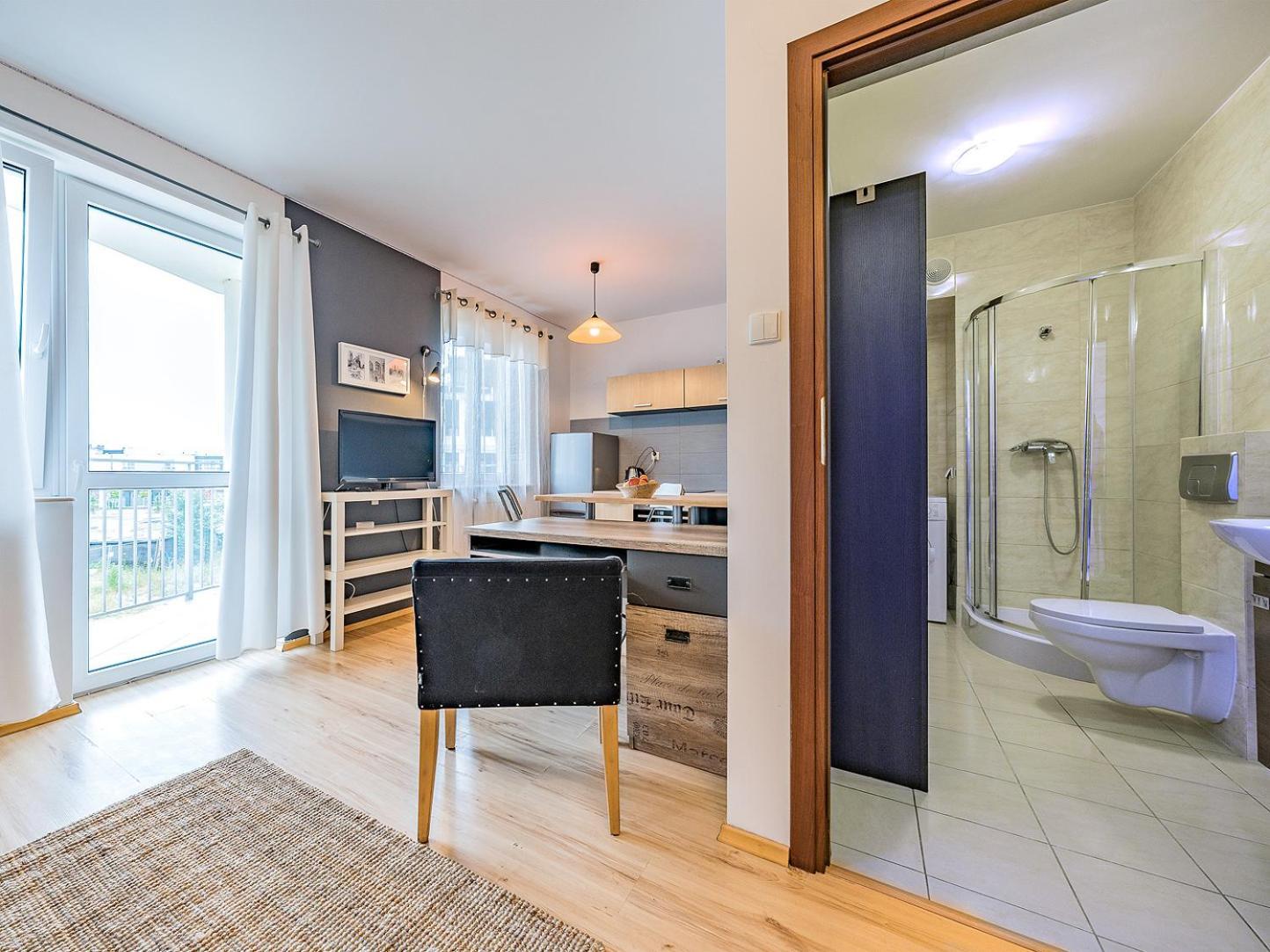 Apartament Z Balkonem I Bezplatnym Parkingiem 그단스크 외부 사진